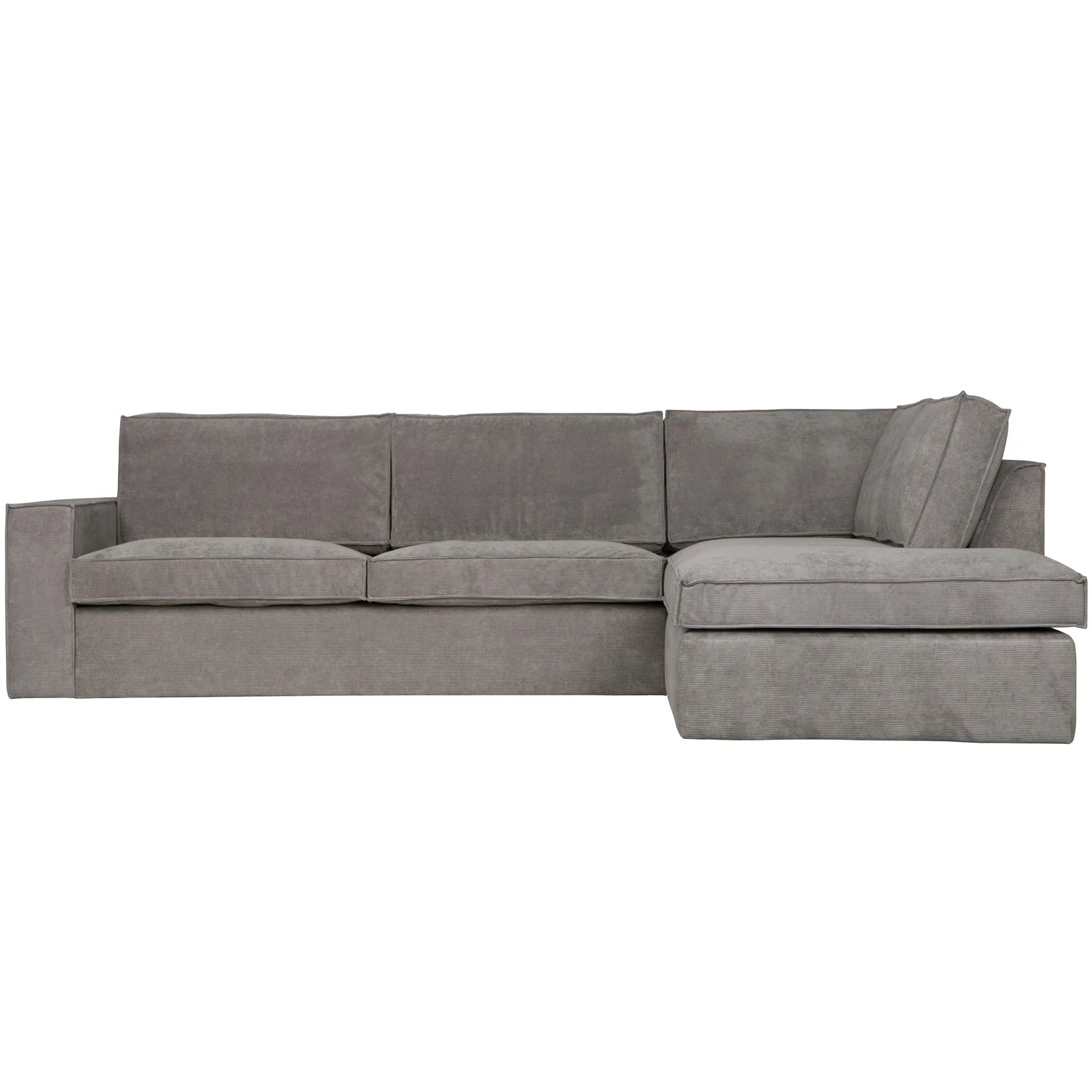 WOOOD, Thomas hörnsoffa Ribbat tyg Höger – Weathered Green