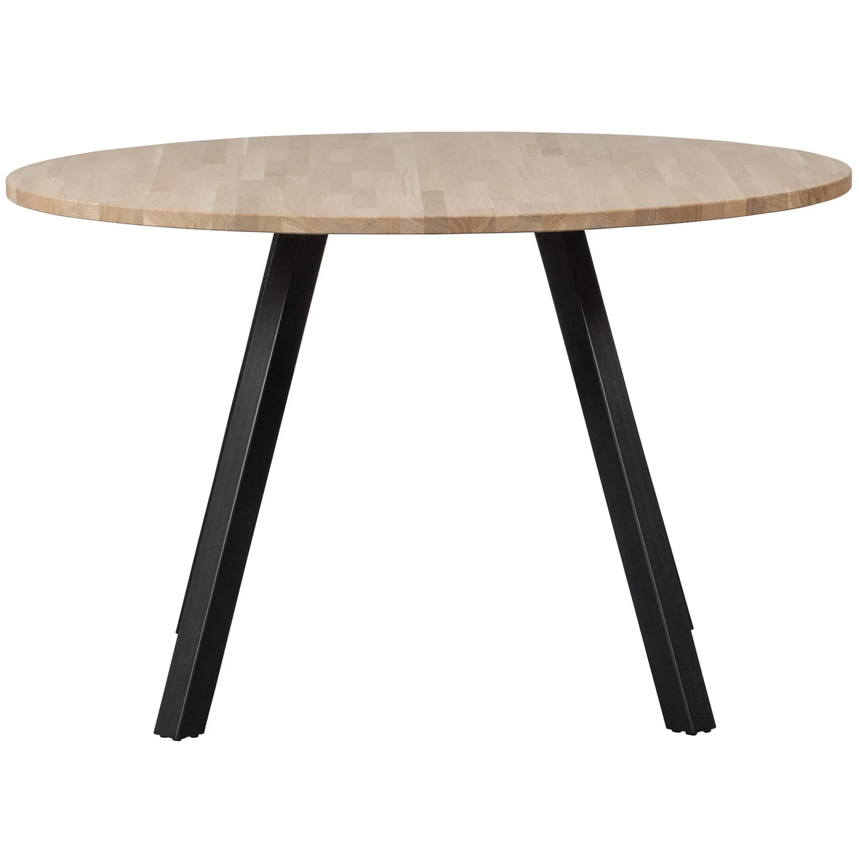 WOOOD, Tablo matbord Ek Ø120 cm – Fyrkantigt underrede