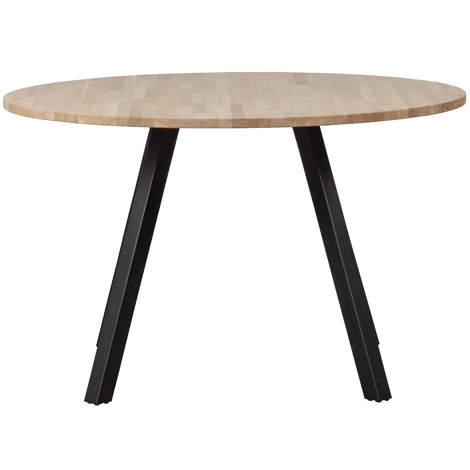 WOOOD, Tablo matbord Ek Ø120 cm – Fyrkantigt underrede