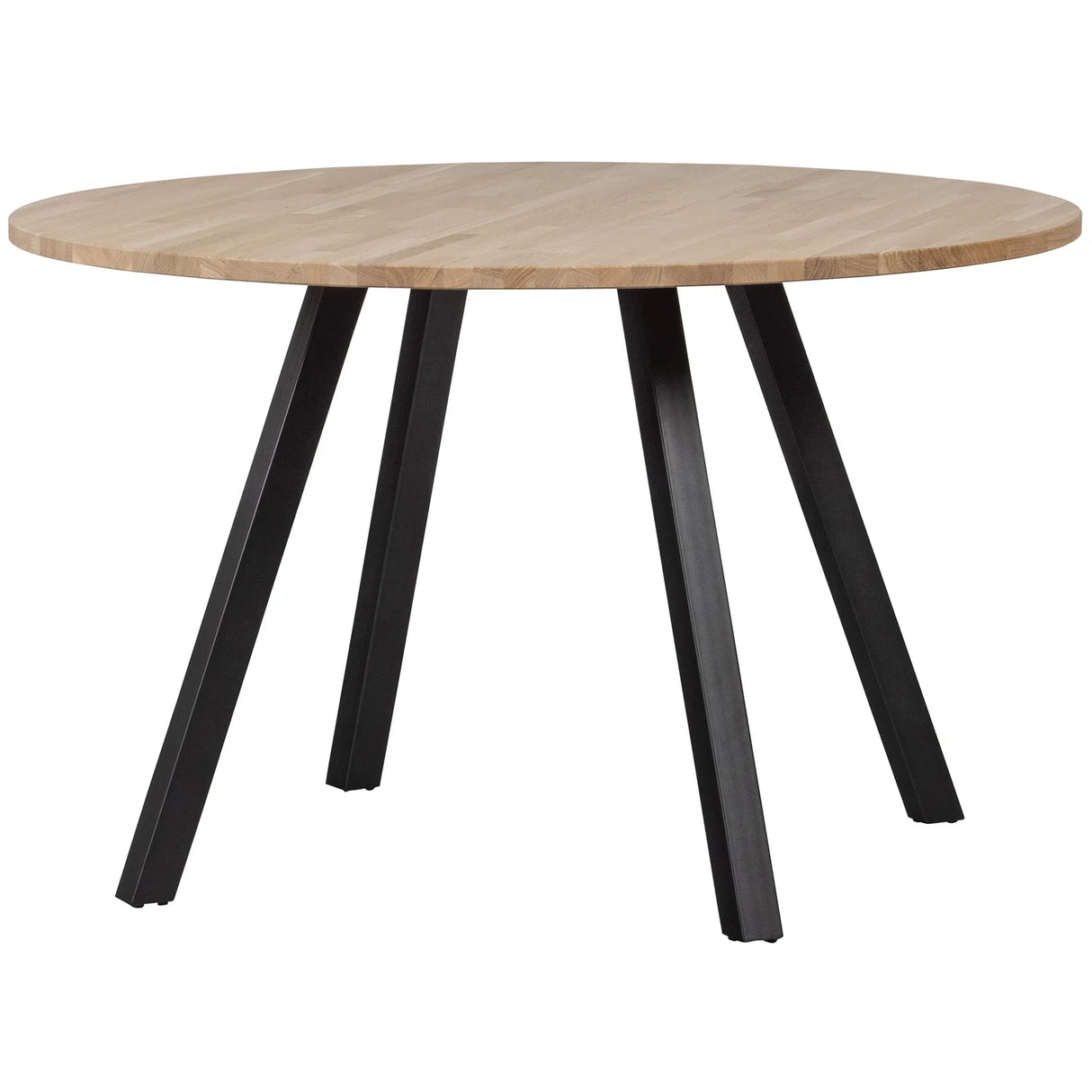 WOOOD, Tablo matbord Ek Ø120 cm – Fyrkantigt underrede