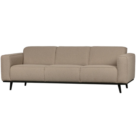 WOOOD, Statement 3-sitssoffa – Bouclé Beige 230 cm