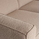 WOOOD, Statement 3-sitssoffa – Bouclé Beige 230 cm