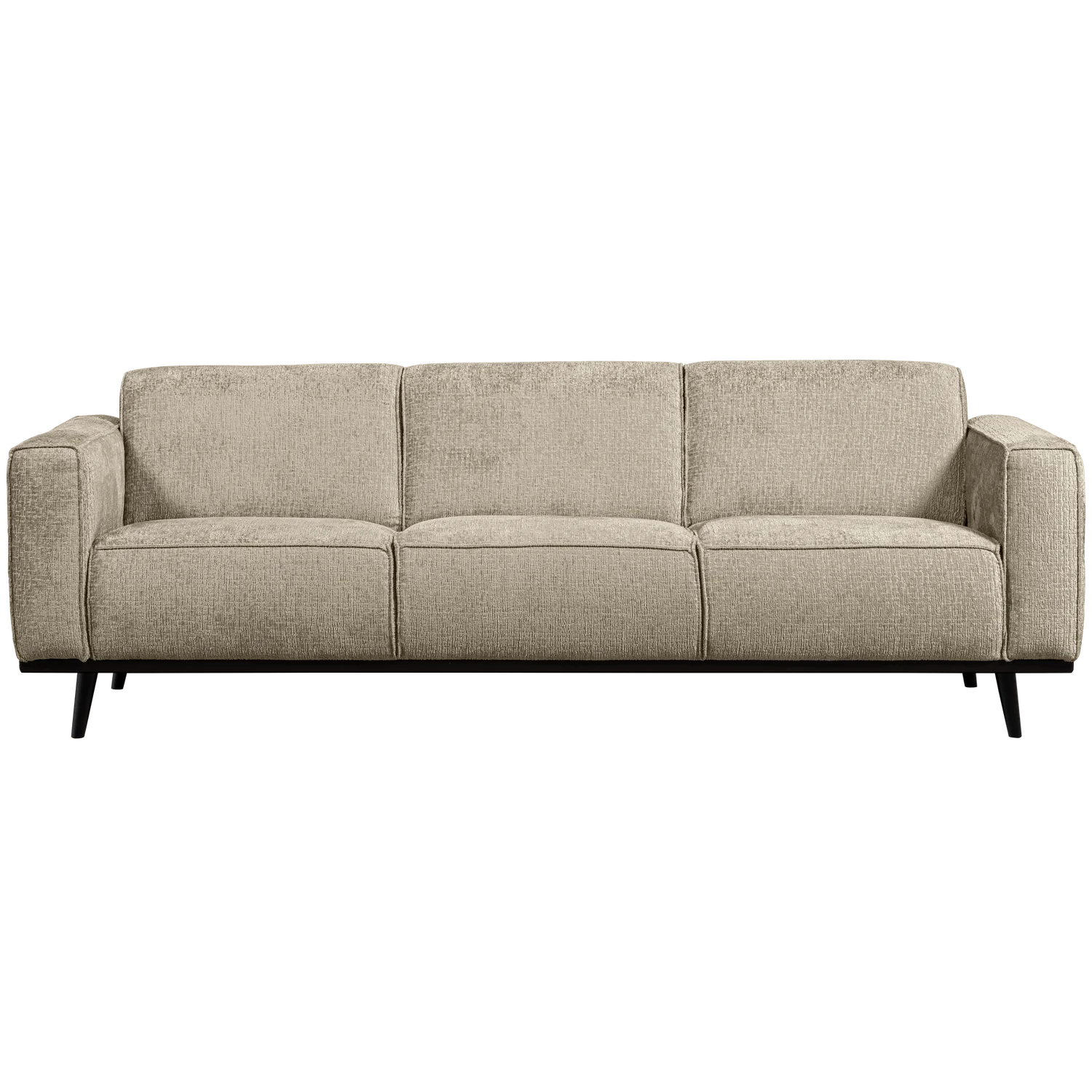 WOOOD, Statement 3-sitssoffa 230 cm strukturvelour vetefält