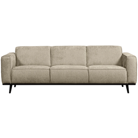WOOOD, Statement 3-sitssoffa 230 cm strukturvelour vetefält
