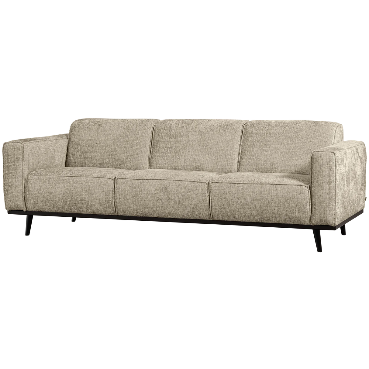 WOOOD, Statement 3-sitssoffa 230 cm strukturvelour vetefält