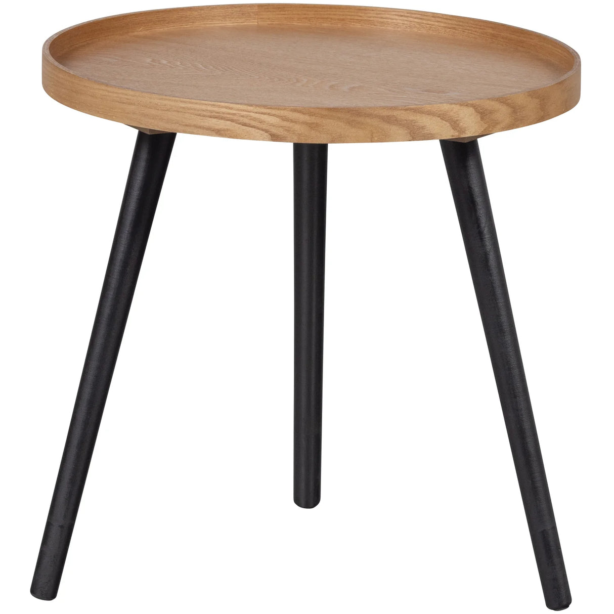 WOOOD, Sidobord Mesa i trä – Natur 45xØ45 cm