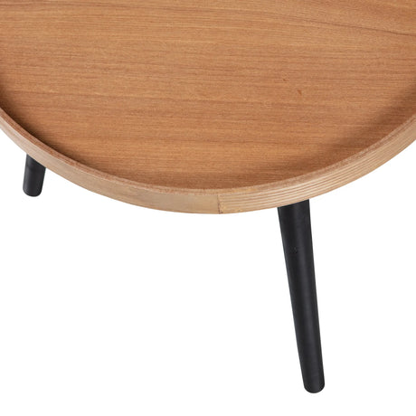 WOOOD, Sidobord Mesa i trä – Natur 45xØ45 cm