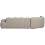 WOOOD, Mojo Hörnsoffa Vänster – Bouclé Beige Melange