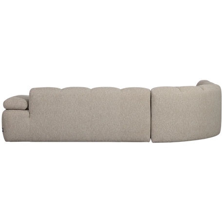 WOOOD, Mojo Hörnsoffa Vänster – Bouclé Beige Melange