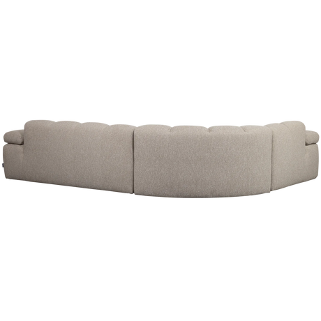 WOOOD, Mojo Hörnsoffa Vänster – Bouclé Beige Melange
