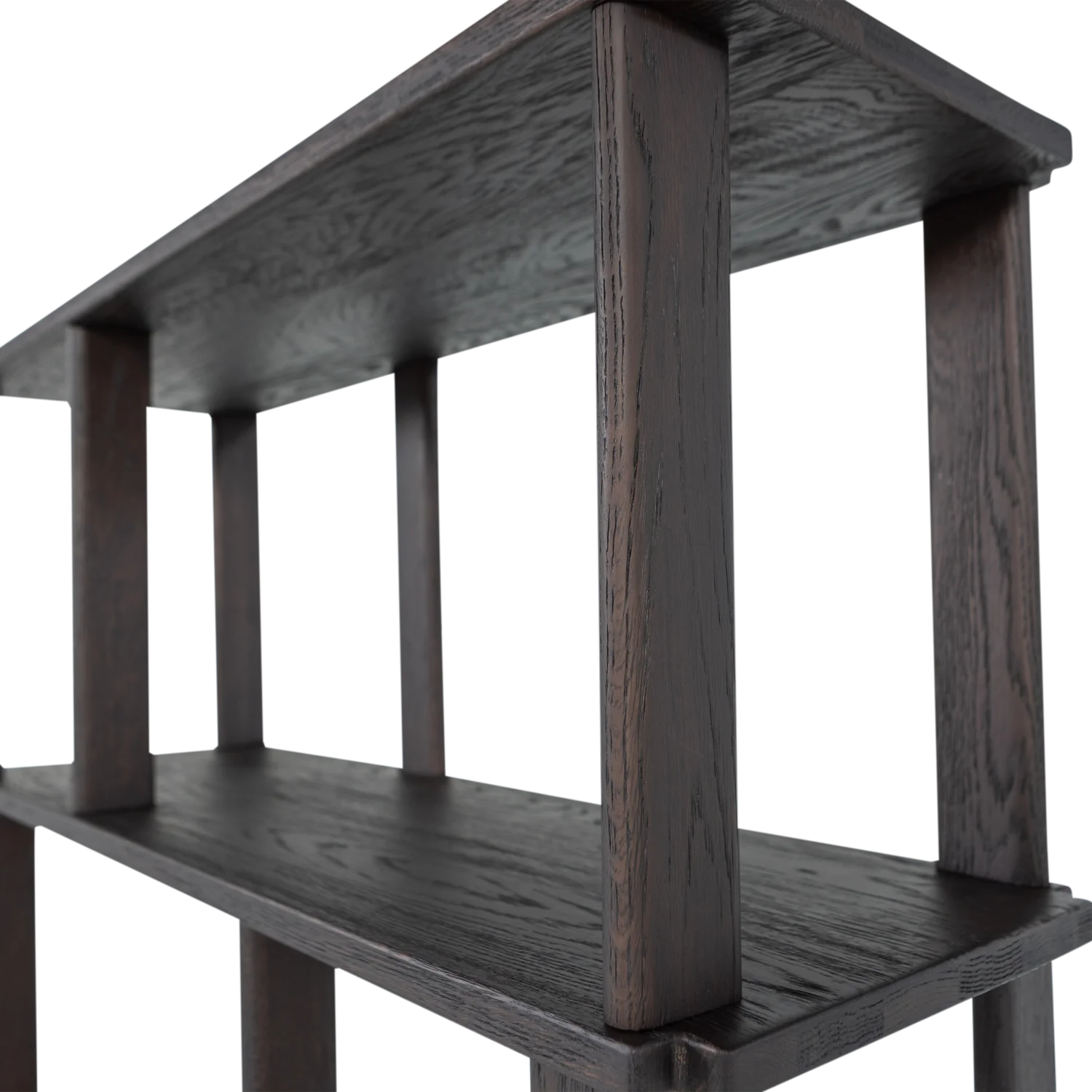 WOOD, Riss Bokhylla i Ek – Mystic Brown 186 × 90 cm