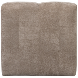 WOOOD, MOJO Matbänk 84 cm med ryggstöd i ribbat tyg – Dark Sand