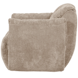 WOOOD, Baggy Svivelfåtölj 3D Chenille Sand ( Förbeställning)