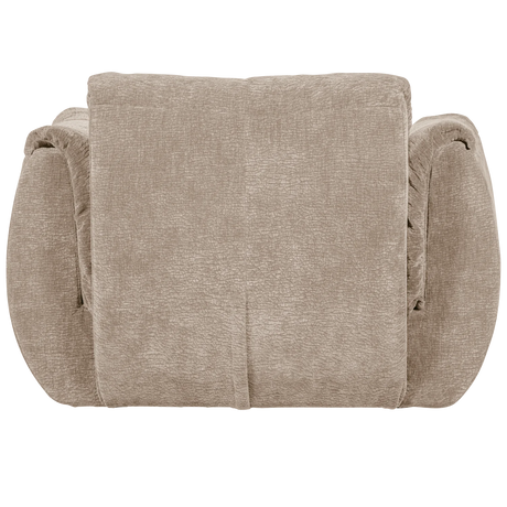 WOOOD, Baggy Svivelfåtölj 3D Chenille Sand ( Förbeställning)