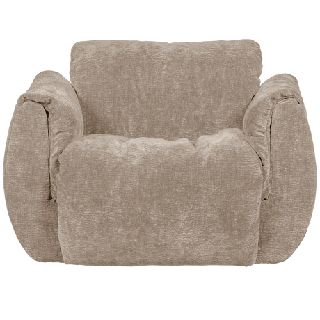 WOOOD, Baggy Svivelfåtölj 3D Chenille Sand ( Förbeställning)