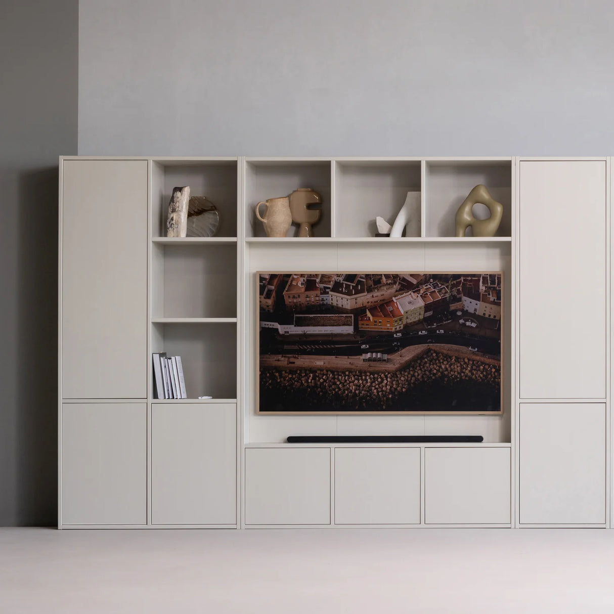 WOOOD, Meggy TV-skåp 160 cm i Furu – Dust [FSC]