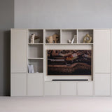 WOOOD, Meggy TV-skåp 160 cm i Furu – Dust [FSC]