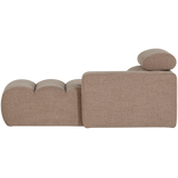 WOOOD, Novi schäslongselement höger – bouclé, taupe