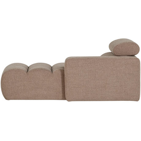 WOOOD, Novi schäslongselement höger – bouclé, taupe