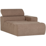 WOOOD, Novi schäslongselement höger – bouclé, taupe