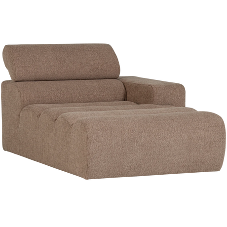 WOOOD, Novi schäslongselement höger – bouclé, taupe