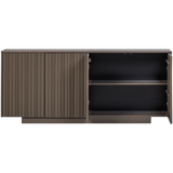 WOOOD, Nova Sideboard 200 cm i Furu – Tryffelbrun [FSC]