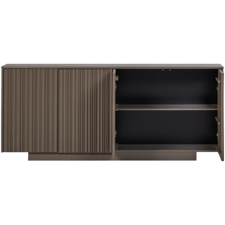 WOOOD, Nova Sideboard 200 cm i Furu – Tryffelbrun [FSC]