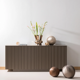 WOOOD, Nova Sideboard 200 cm i Furu – Tryffelbrun [FSC]