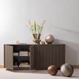 WOOOD, Nova Sideboard 200 cm i Furu – Tryffelbrun [FSC]