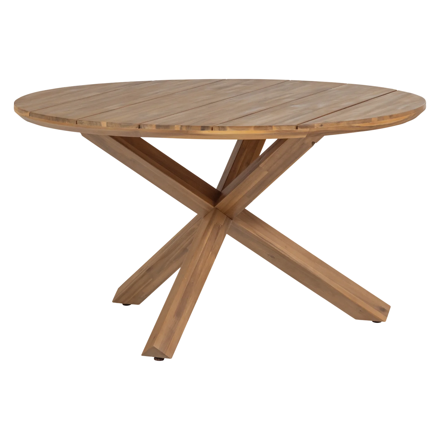 WOOOD, Kiro Trädgårdsbord Ø135 cm i Akaciaträ – Natur [FSC]