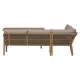 WOOOD, Taro Low Dining Loungeset i Akaciaträ – Natur [FSC]