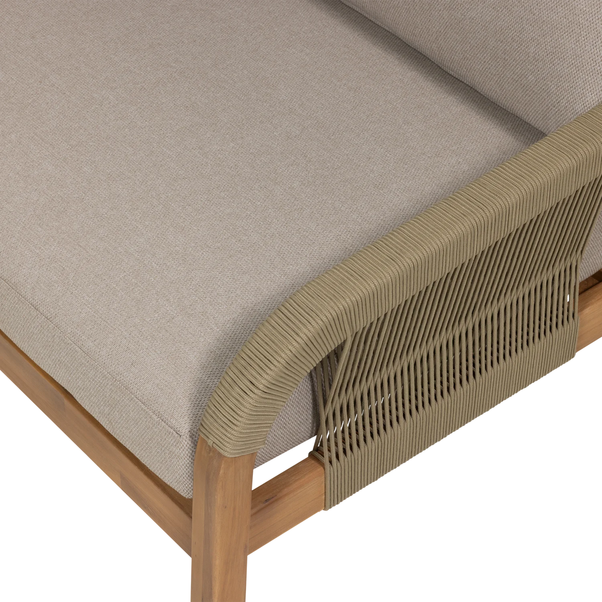 WOOOD, Taro Low Dining Loungeset i Akaciaträ – Natur [FSC]