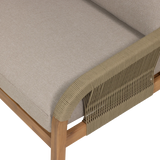 WOOOD, Taro Low Dining Loungeset i Akaciaträ – Natur [FSC]
