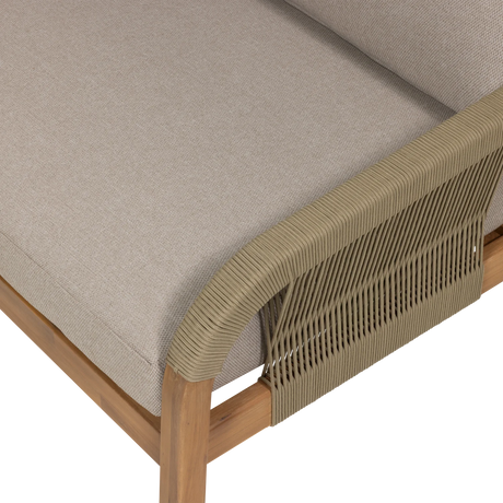 WOOOD, Taro Low Dining Loungeset i Akaciaträ – Natur [FSC]