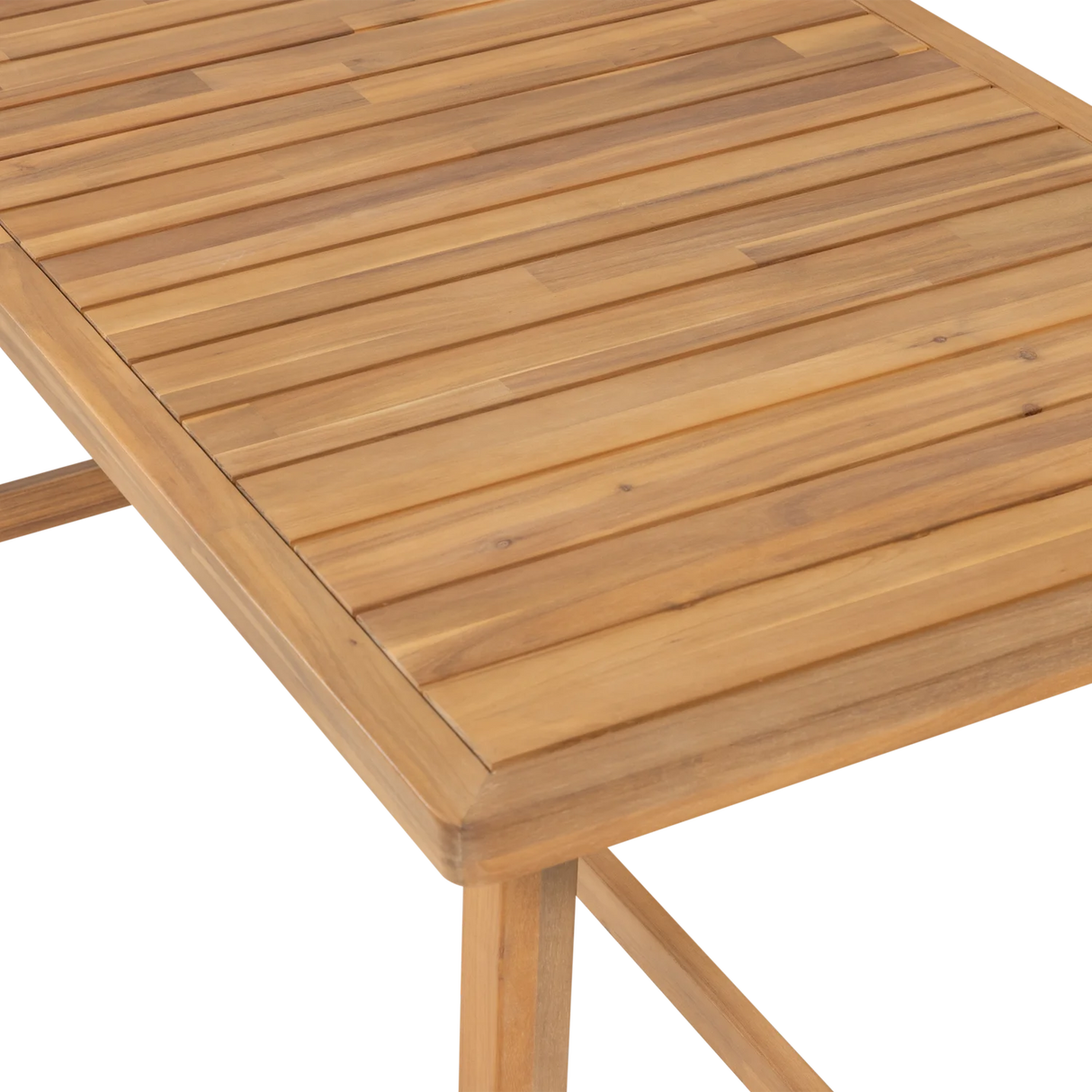 WOOOD, Taro Low Dining Loungeset i Akaciaträ – Natur [FSC]