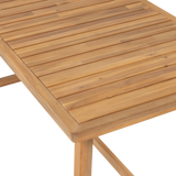 WOOOD, Taro Low Dining Loungeset i Akaciaträ – Natur [FSC]