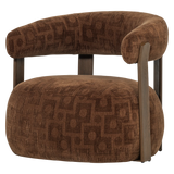 WOOD, Foon Fåtölj 3D Strukturerad Brun