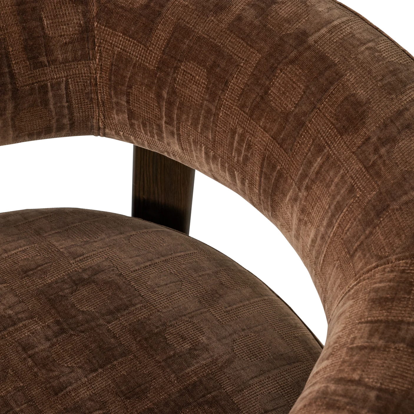 WOOD, Foon Fåtölj 3D Strukturerad Brun