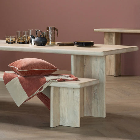 WOOOD, ATO Matbänk i mangoträ 180 × 45 cm – Natural