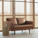 WOOOD, Rodeo 2-sitssoffa – Eco-läder Cognac [FSC]