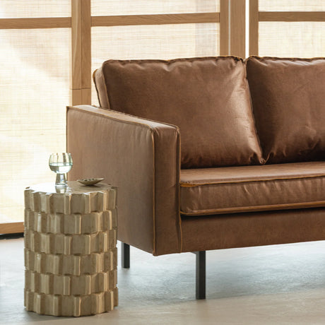 WOOOD, Rodeo 2-sitssoffa – Eco-läder Cognac [FSC]