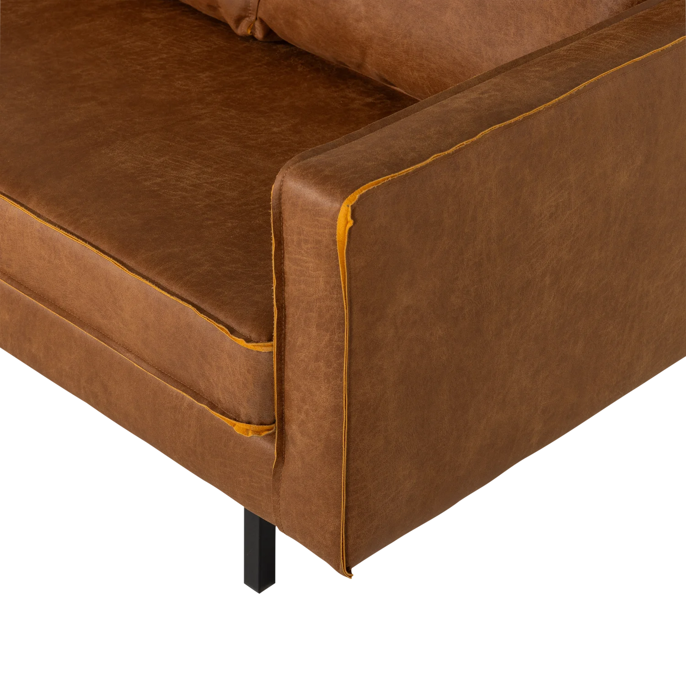 WOOOD, Rodeo 2-sitssoffa – Eco-läder Cognac [FSC]