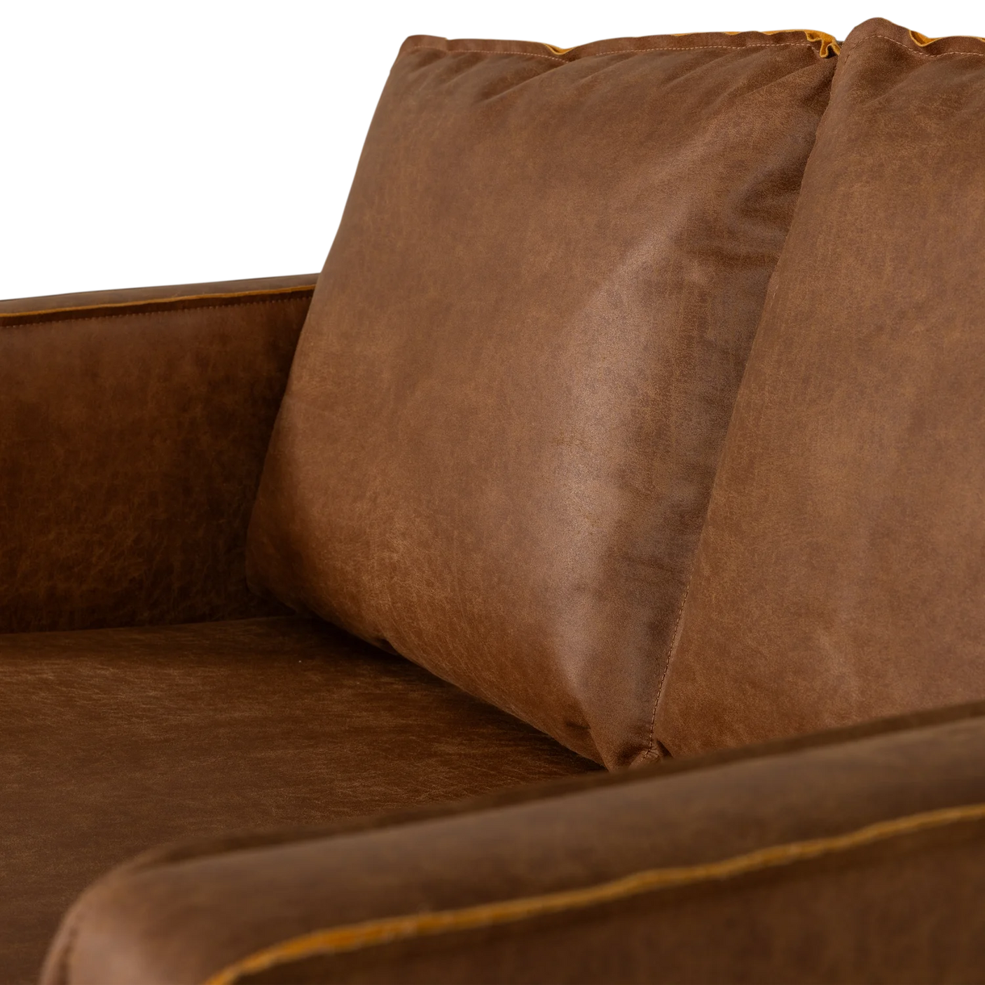 WOOOD, Rodeo 2-sitssoffa – Eco-läder Cognac [FSC]
