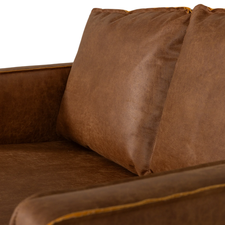 WOOOD, Rodeo 2-sitssoffa – Eco-läder Cognac [FSC]