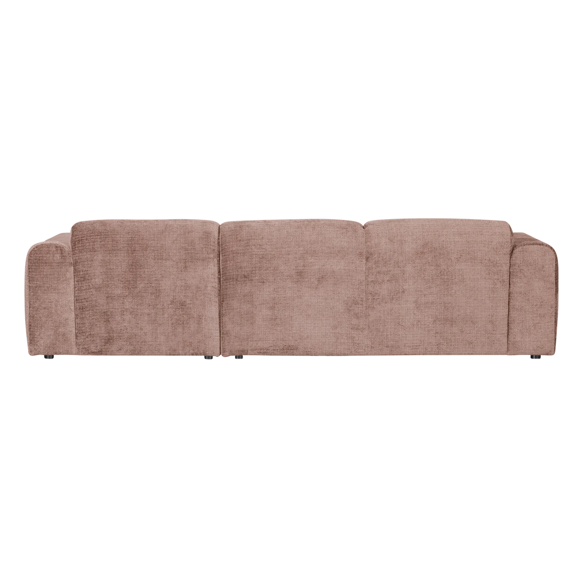 WOOOD, Cloud Soffa med Divan Höger – Chenille Taupe/Rosa [FSC]