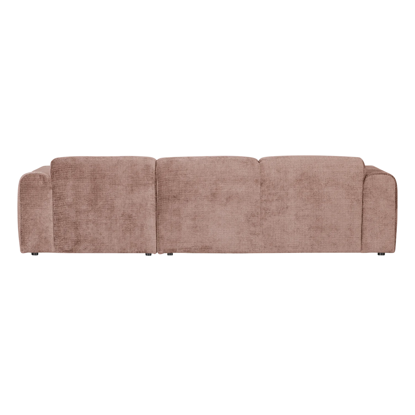WOOOD, Cloud Soffa med Divan Höger – Chenille Taupe/Rosa [FSC]