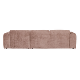 WOOOD, Cloud Soffa med Divan Höger – Chenille Taupe/Rosa [FSC]