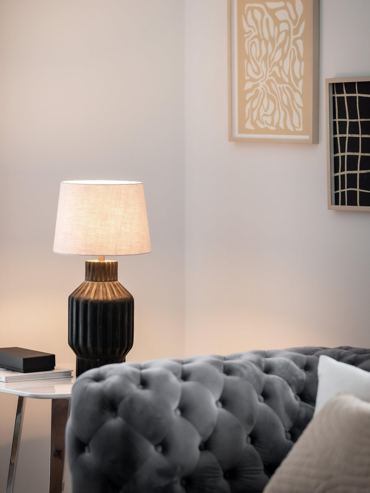 Turi Lampfot – Blackbrown 45 cm