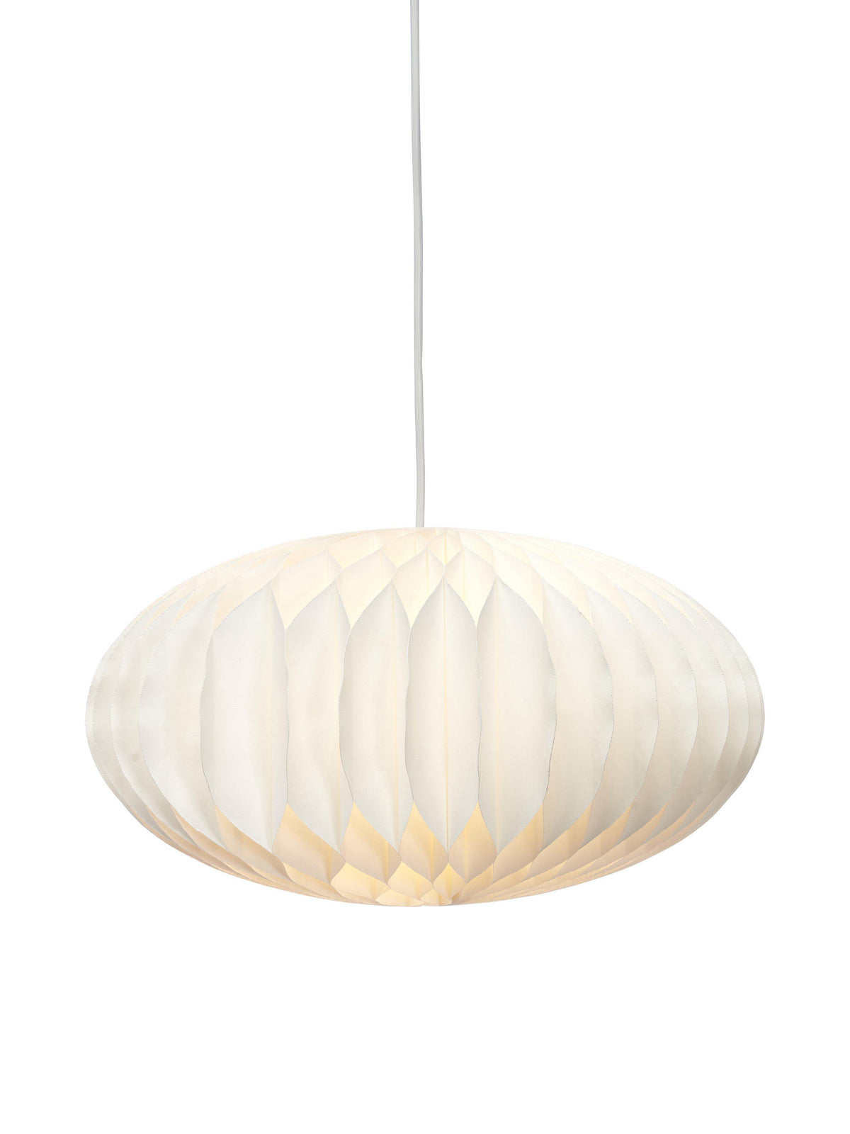 Anita Takskärm – Vit papper 40 cm