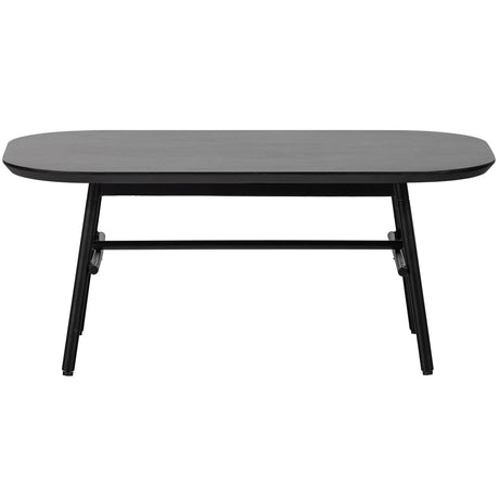 Vtwonen, Elegance soffbord i mangoträ och svart metall